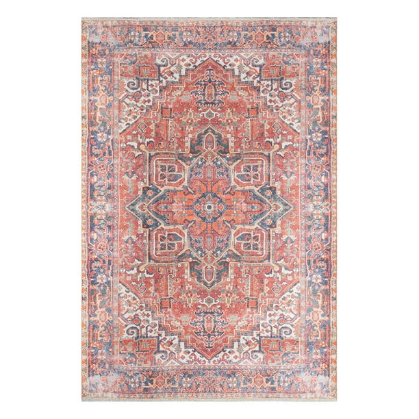 Rust Momeni Chandler Cotton and Polyester Traditional Indoor Area Rug 9'6 X 12'6 Rust Momeni Chandler Cotton and Polyester Traditional Indoor Area Rug 9'6 X 12'6